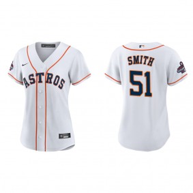 Will Smith Women's Houston Astros White 2022 World Series Champions Replica Jersey
