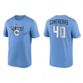 Willson Contreras Chicago Cubs 2022 City Connect Legend Performance T-Shirt Blue