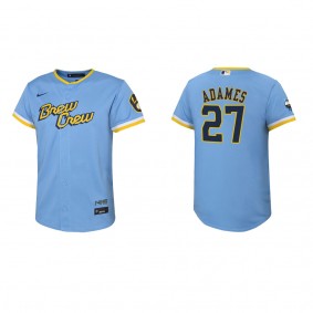 Willy Adames Youth Brewers City Connect Replica Jersey