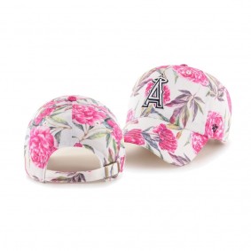 Women's Los Angeles Angels Peony White Clean Up Hat