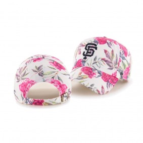 Women's San Francisco Giants Peony White Clean Up Hat