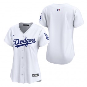 Women's Los Angeles Dodgers White Home Limited Jersey
