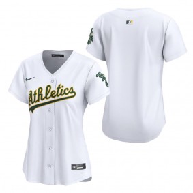 Women's Oakland Athletics White Home Limited Jersey