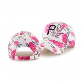 Women's Pittsburgh Pirates Peony White Clean Up Hat