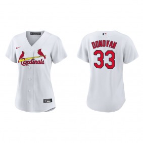 Women's Brendan Donovan St. Louis Cardinals White Replica Jersey