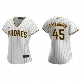 Women's Padres Cam Gallagher White Brown Replica Jersey