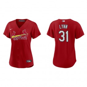 Women's St. Louis Cardinals Lance Lynn Red Replica Jersey