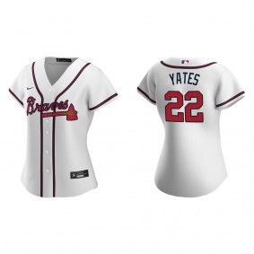 Women's Atlanta Braves Kirby Yates White Replica Jersey