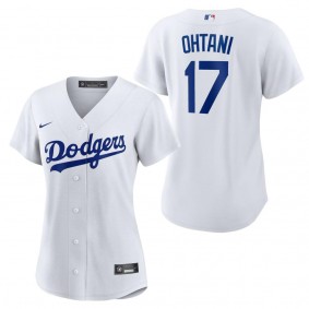 Women's Los Angeles Dodgers Shohei Ohtani White Home Replica Jersey