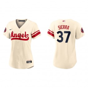 Women's Los Angeles Angels Magneuris Sierra Cream 2022 City Connect Replica Jersey