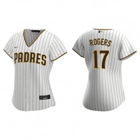 Women's San Diego Padres Taylor Rogers White Brown Replica Jersey