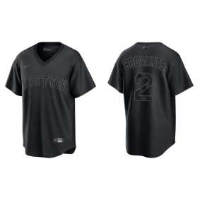 Xander Bogaerts Men's Boston Red Sox Black Pitch Black Fashion Replica Jersey