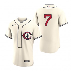Cubs Yan Gomes Cream 2022 Field of Dreams Authentic Jersey