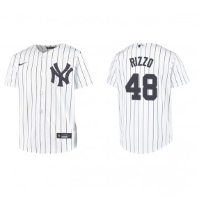 Youth New York Yankees Anthony Rizzo White Replica Home Jersey