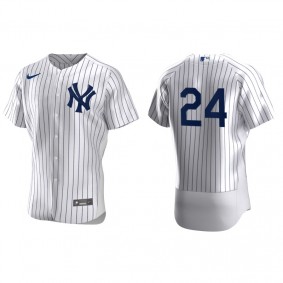 Men's New York Yankees Gary Sanchez White Authentic Home Jersey