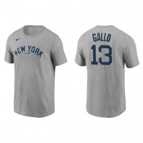Men's New York Yankees Joey Gallo Gray 2021 Field of Dreams T-Shirt