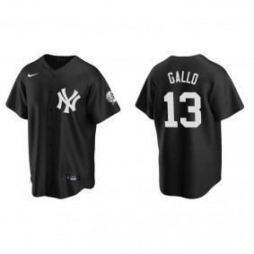 Men's New York Yankees Joey Gallo Black Replica Fashion Jersey