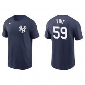 Men's New York Yankees Luke Voit Navy Name & Number Nike T-Shirt
