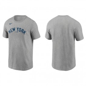 Men's New York Yankees Gray 2021 Field of Dreams T-Shirt