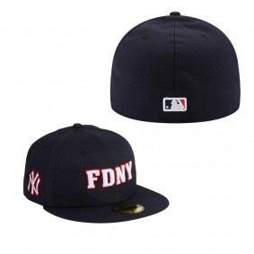 New York Yankees Navy FDNY 59FIFTY Hat
