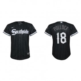 Youth Chicago White Sox A.J. Pollock Black 2021 City Connect Replica Jersey