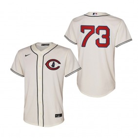 Youth Cubs Adbert Alzolay Cream 2022 Field of Dreams Replica Jersey