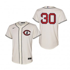 Youth Cubs Alec Mills Cream 2022 Field of Dreams Replica Jersey