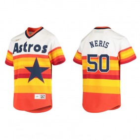 Youth Hector Neris Houston Astros White Cooperstown Collection  Jersey
