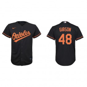 Youth Kyle Gibson Baltimore Orioles Black Replica Alternate Jersey