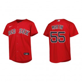 Youth Chris Martin Boston Red Sox Red Replica Alternate Jersey