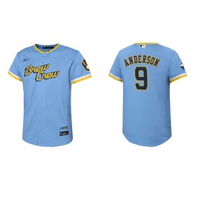 Youth Brian Anderson Milwaukee Brewers Powder Blue City Connect Replica Jersey