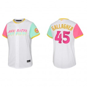 Youth Padres Cam Gallagher White 2022 City Connect Replica Jersey