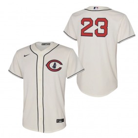 Youth Chicago Cubs Ryne Sandberg Cream 2022 Field of Dreams Replica Player Jersey