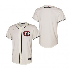 Youth Chicago Cubs Willson Contreras Cream 2022 Field of Dreams Replica Player Jersey