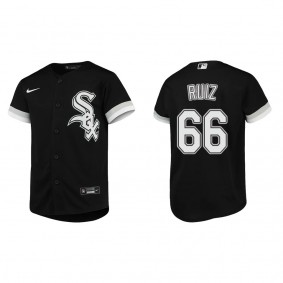 Youth Jose Ruiz Chicago White Sox Black Replica Alternate Jersey