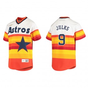 Youth Corey Julks Houston Astros White Cooperstown Collection Jersey