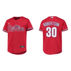 Youth Phillies David Robertson Red Replica Jersey
