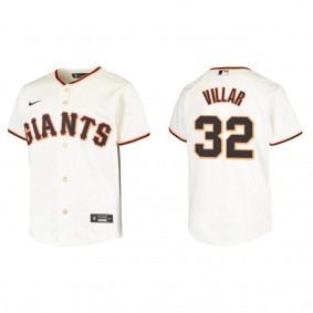 Youth David Villar San Francisco Giants Cream Replica Home Jersey