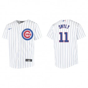 Youth Chicago Cubs Drew Smyly White Replica Home Jersey