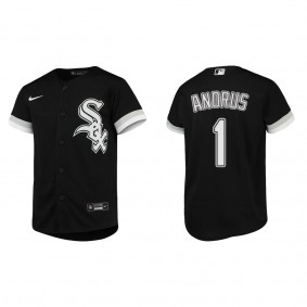 Youth Elvis Andrus Chicago White Sox Black Replica Alternate Jersey