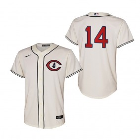 Youth Cubs Ernie Banks Cream 2022 Field of Dreams Replica Jersey