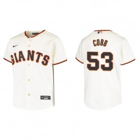 Youth Alex Cobb San Francisco Giants Cream Replica Home Jersey
