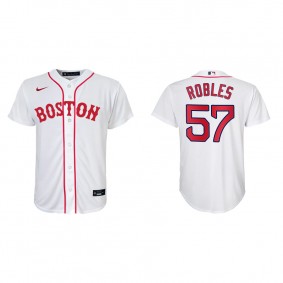 Youth Boston Red Sox Hansel Robles Red Sox 2021 Patriots' Day Replica Jersey