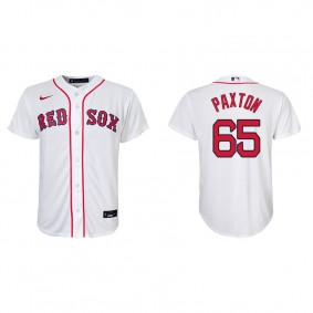 Youth Boston Red Sox James Paxton White Replica Home Jersey
