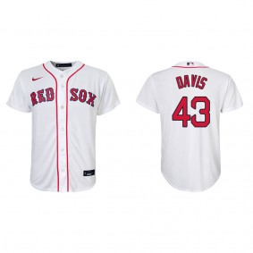 Youth Boston Red Sox Jaylin Davis White Replica Home Jersey
