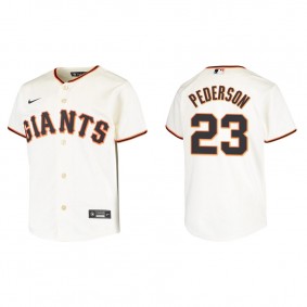 Youth San Francisco Giants Joc Pederson Cream Replica Home Jersey