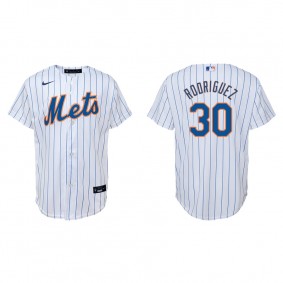 Youth New York Mets Joely Rodriguez White Replica Home Jersey