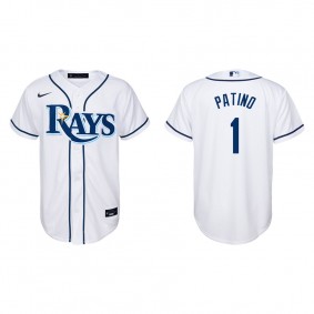 Youth Tampa Bay Rays Luis Patino White Replica Home Jersey