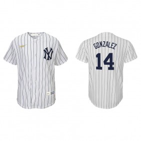 Youth New York Yankees Marwin Gonzalez White Cooperstown Collection Jersey