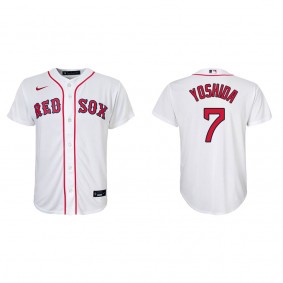 Youth Masataka Yoshida Boston Red Sox White Replica Home Jersey